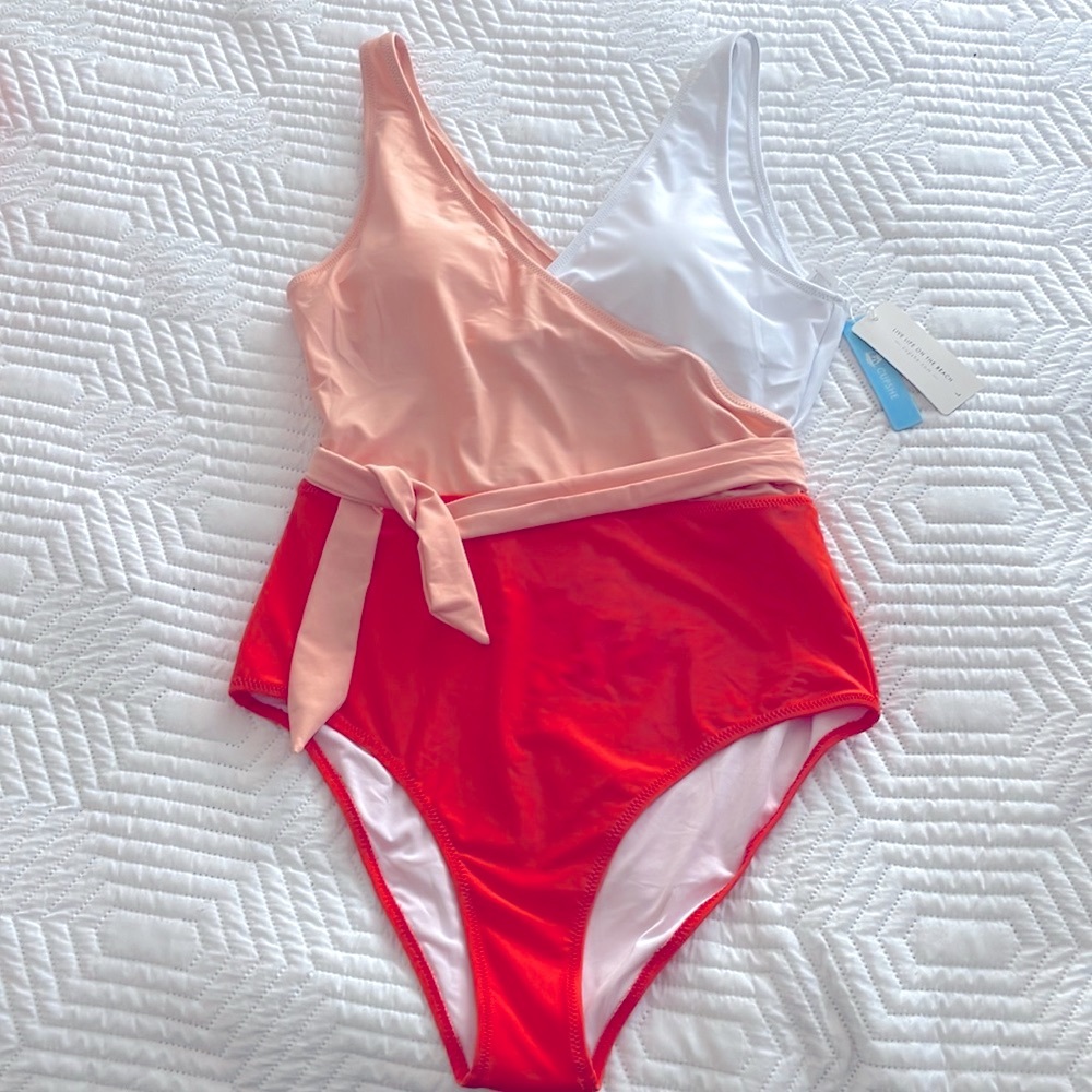 Color block swimsuit